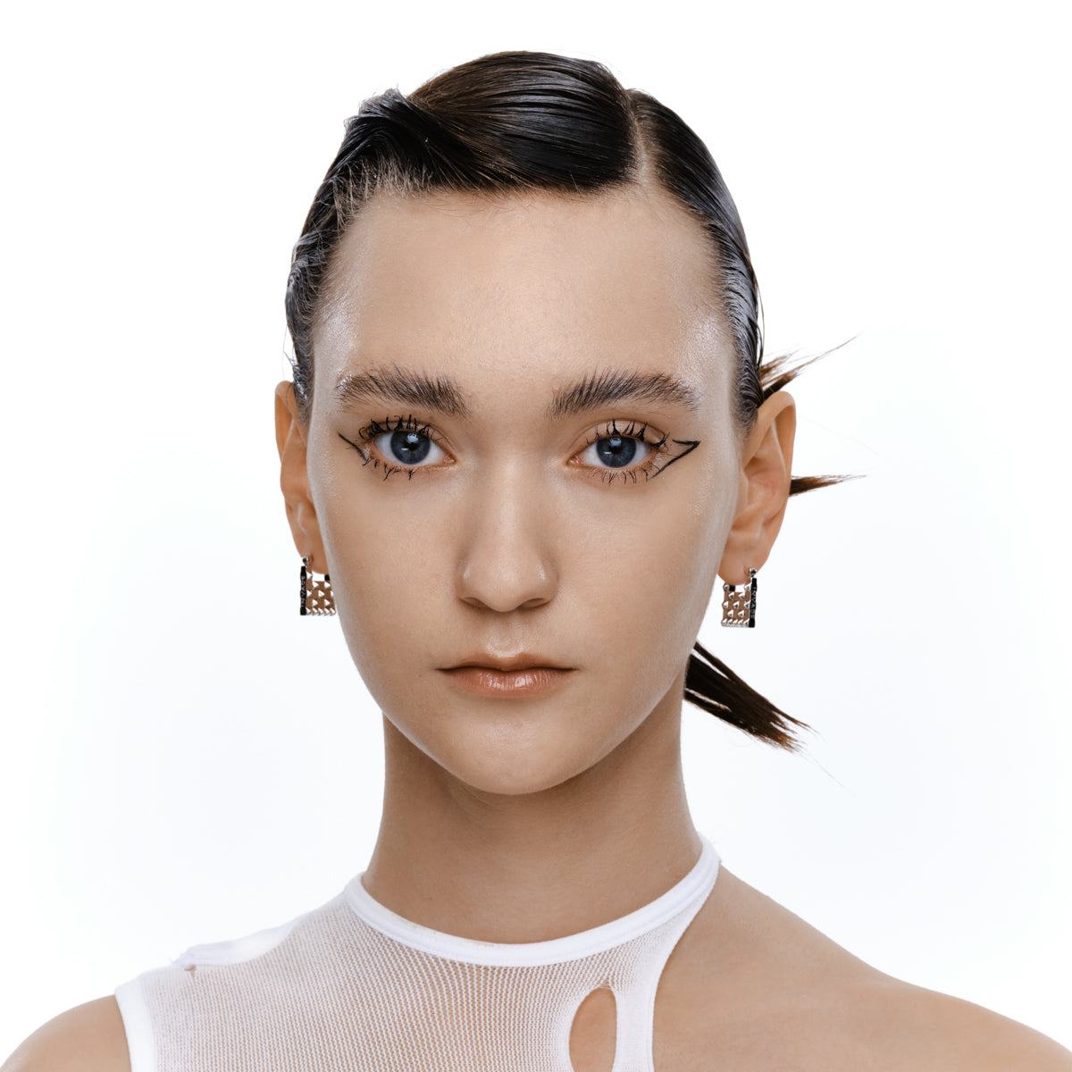 Rivet-lock Earrings