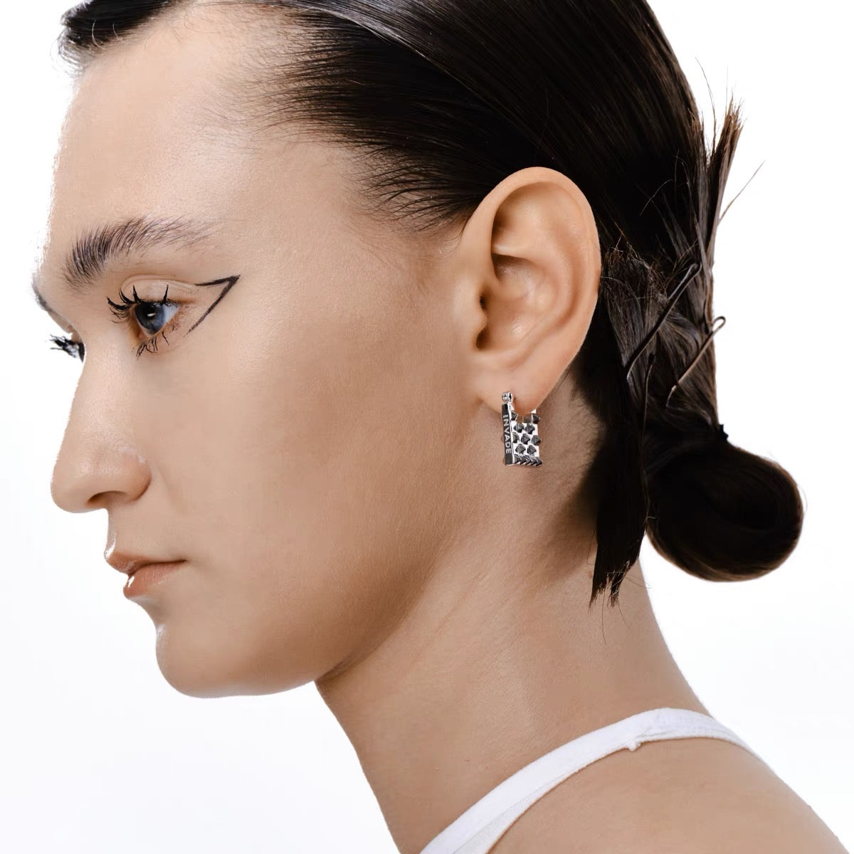 Rivet-lock Earrings