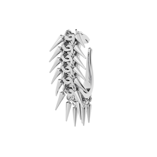 Rivet Chains Ear Cuff