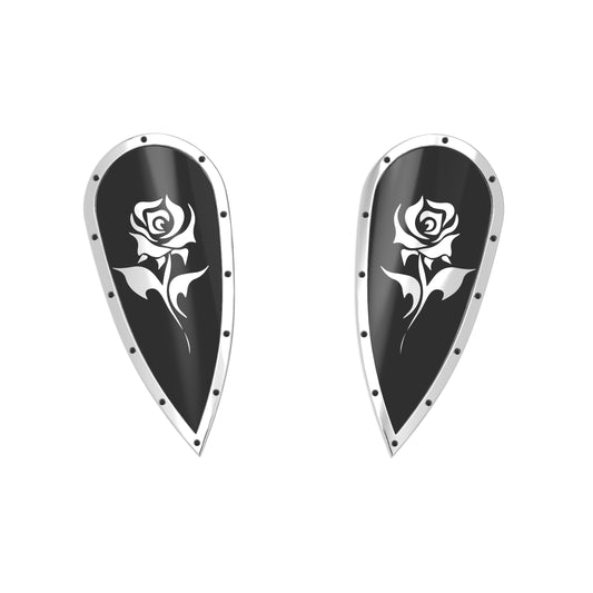 Roses Shield Earrings