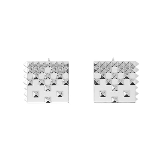 Cube Rivet Earrings