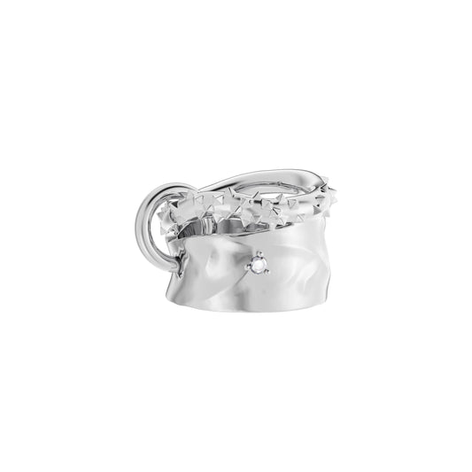 Rivet Hoop Ring
