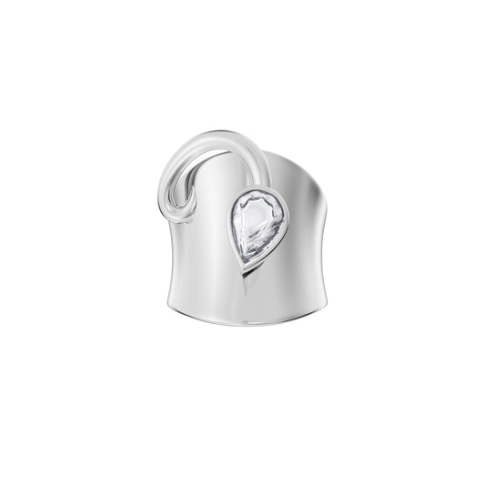 Curved Water Drop Ring