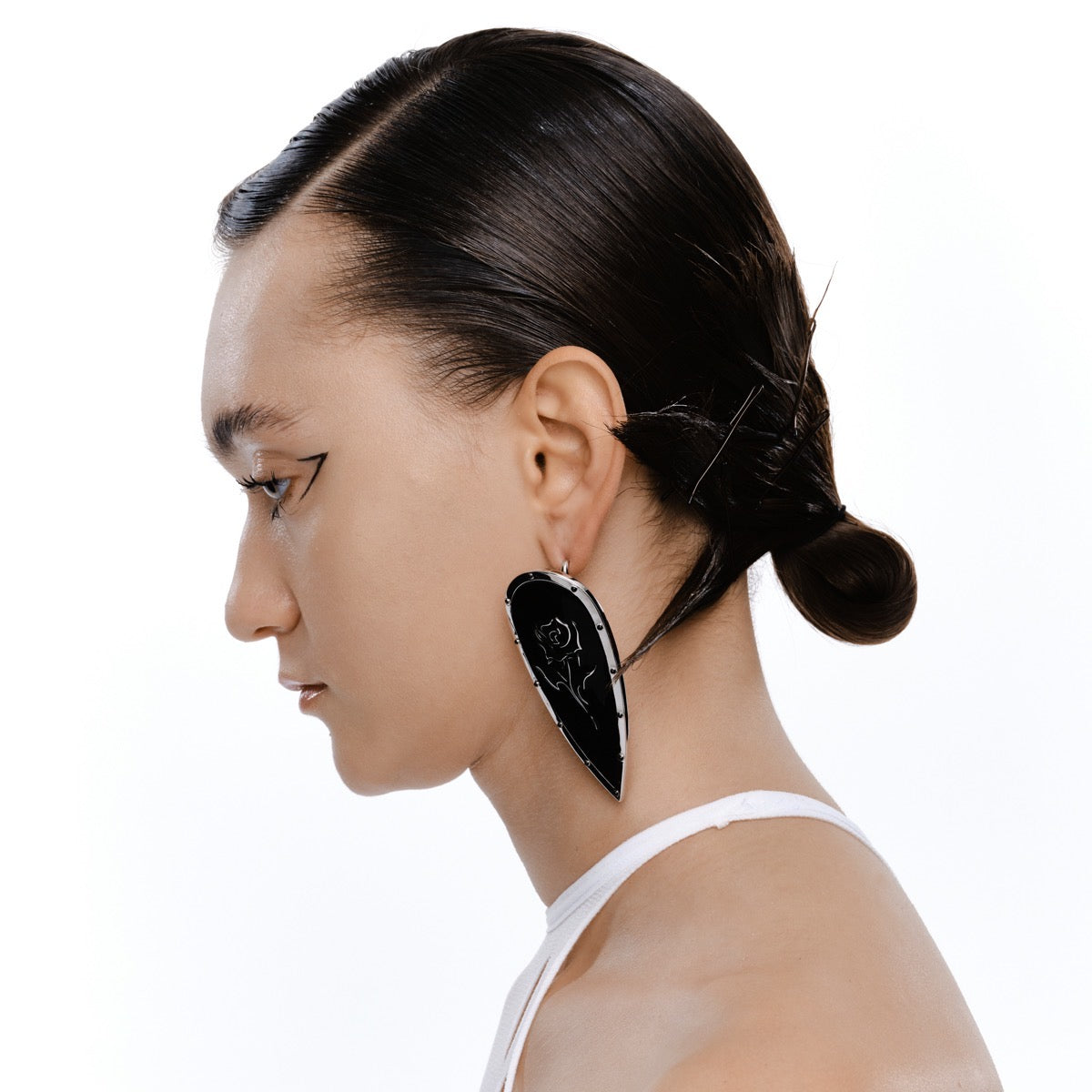 Roses Shield Earrings