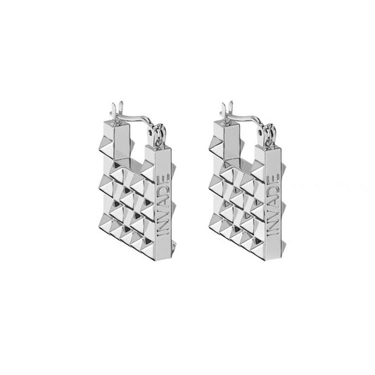 Rivet-lock Earrings