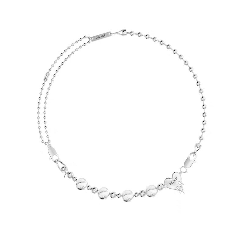 Pearl Drop Chain Adjustable Necklace